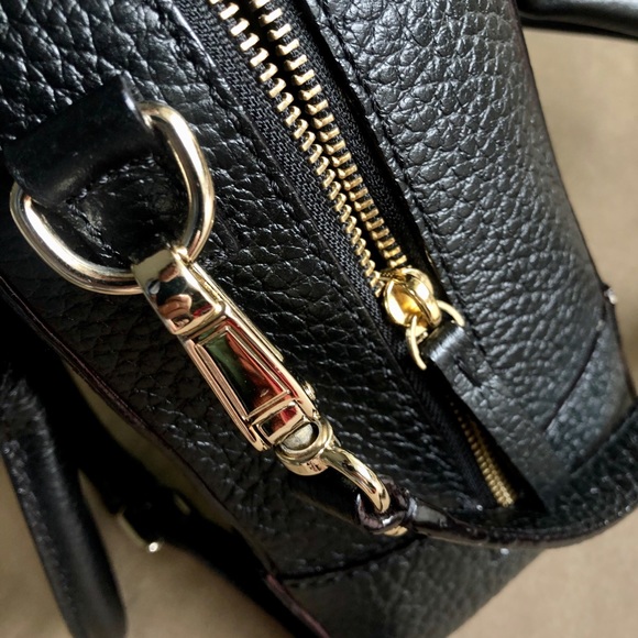 Kate Spade Black Pebbled Leather Tassel Satchel - Picture 13 of 15